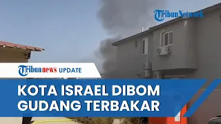 Roket-roket Brigade Al-Quds Jebol Iron Dome dan Hantam Kota-kota Israel, Sebuah Gudang Terbakar