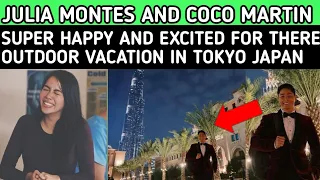 JULIA MONTES AT COCO MARTIN SUPER HAPPY AND EXCITED FOR THERE VALENTINE'S OUTDOOR VACATION AT TOKYO