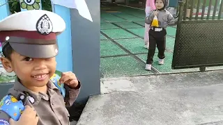 adek masuk sekolah TK arrohman