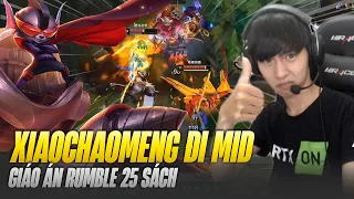 XIAOCHAOMENG VÀ GAME ĐẤU ĐI MID BẤT ĐẮC DĨ NHƯNG VẪN GÁNH TEAM CỰC KỲ MÃN NHÃN VỚI RUMBLE 25 SÁCH