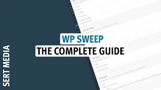 WP Sweep Tutorial 2020 - How To Use WP Sweep To Clean Your WordPress Database - Clean WordPress DB