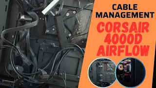 🤔 How I Cable Manage Corsair 4000D Airflow (Time-lapse) | PCCM-39