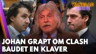 Johan grapt over vagina-opmerking van Baudet richting Klaver: 'Waar rook is, is vuur!'