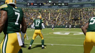 Madden NFL 24 | Chicago Bears vs Green Bay Packers - Gameplay PS5
