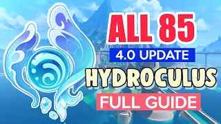 How to: GET ALL 85 HYDROCULUS FONTAINE 4.0 UPDATE | COMPLETE GUIDE FULL TUTORIAL | Genshin Impact