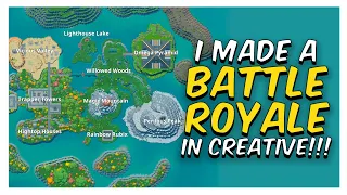 I made a Battle Royale Map in Fortnite Creative!!!