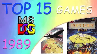 Top 15 Ms-Dos Games in 1989 | Top Gamer