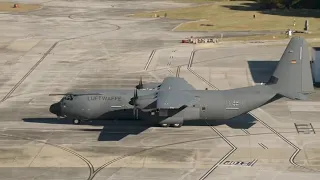 First Flight of 1st Lockheed C-130J Super Hercules for the Luftwaffe (German Air Force)