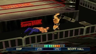 WCW Mayhem - Scott Hall (Quest For The Best Mode) Part 2 (PS1)