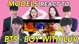 방탄소년단 - BOY WITH LUV / 토크어바웃페르소나에 대한 한국 모델들의 반응