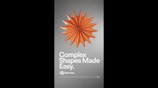 Complex shapes made easy E02 Blender Tutorial