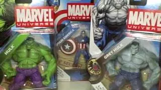Marvel Universe 3 75' Green and Gray Hulk