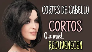 CORTES DE CABELLO CORTO FEMENINOS que te hacen ver más JOVEN Tendencia 2022