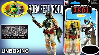 Unboxing Star Wars Boba Fett (ROTJ)  - March 4th 2023 - Hasbro Star Wars The Black Series