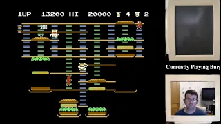 Tuber's High Score Challenge - Burger Time (NES)