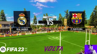 Real Madrid vs Barcelona | FIFA 23 | 5 v 5 | HIGHLIGHTS | Volta Football .