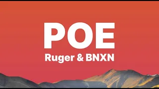 Ruger & BNXN - POE (Lyrics Video)