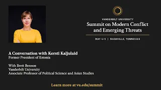 Vanderbilt Summit Fireside Chat with President Kersti Kaljulaid