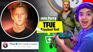 Asking Celebrities To Play Fortnite With Me Until One Responds! (PLAYING FORTNITE WITH TFUE!)