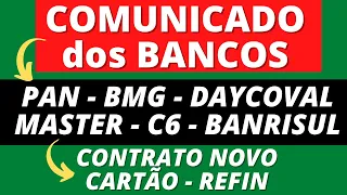 🔴 SAIU COMUNICADO DOS BANCOS - CONTRATO NOVO + CARTÃO + REFIN - INSS - ANIELI EXPLICA