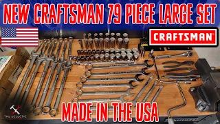 Craftsman Made in the USA Brand New 79 Piece Large 1/2" Tool Set Review