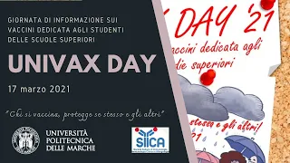 Univax Day Univpm Virtual Edition 2021