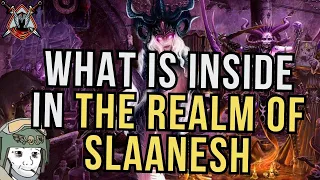 What Does The Realm Of Slaanesh Really Look Like? | Warhammer 40k Lore