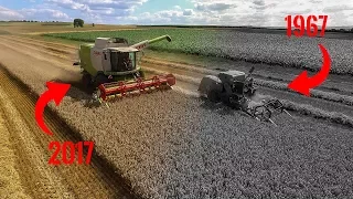 Im Wandel Der Technik │Lexion 620 und Claas Kolumbus │50 Jahre Claas