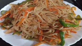 Quick & Delicious Spaghetti Recipe| Spicy Chicken Spaghetti Recipe| Chicken & Vegetable Spaghetti|