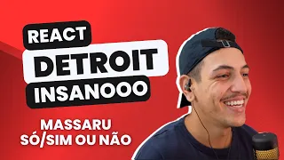 VOLTEI, AGORA É REACT! MASSARU - SÓ/SIM OU NÃO