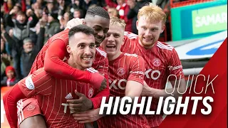 Quick Highlights | Aberdeen 2-0 Rangers