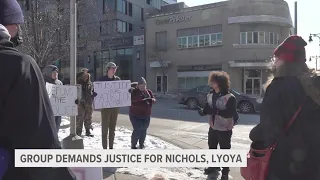 Grand Rapids group holds protest, demands justice for Patrick Lyoya and Tyre Nichols