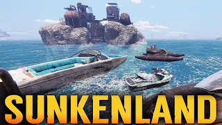 ВЫЖИВАНИЕ В SUNKENLAND 2023 - ВЫЖИТЬ В ОКЕАНЕ. ВЫХОДИМ В СТАЛЬ. НОВЫЙ ВЕРСТАК (СТРИМ) #9