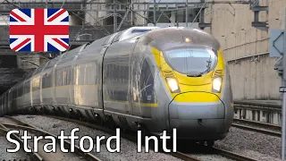 Trains at Stratford International (30/03/2024)