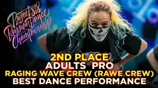 RAGING WAVE CREW, 2ND PLACE | PERFORMANCE ADULTS PRO ★ RDC18 ★ Project818 Dance Championship ★