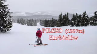 Narty Pilsko (cz.1) trasy czerwone Kamienna, Solisko, Jontek, Buczynka, Szczawiny. Korbielów Beskidy