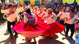 ASÍ se BAILA la MOSEÑADA en LURIBAY, en el Aniversario 123 de la prov. Loayza La Paz - Bolivia