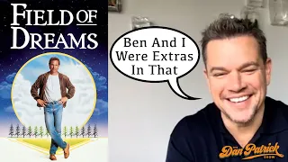 What Does Matt Damon Remember About Being An Extra In "Field Of Dreams"? | 07/27/21