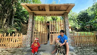 FULL VIDEO : 1 month of building a warm home for a family to live with nature & living off the grid