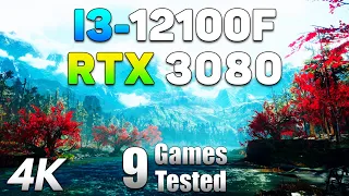 Core i3 12100F + RTX 3080 | Does CPU Really Matter in 4K PC Gaming?