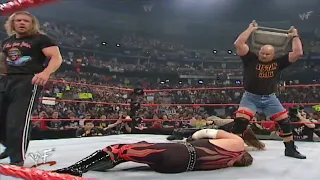 Stone Cold & Triple H Attack The Undertaker & Kane! 4/23/2001