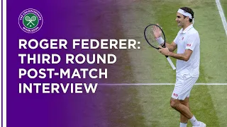 Roger Federer Third Round Post-Match Interview | Wimbledon 2021