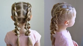 Pull Through Braid Pigtails | Q's Hairdos