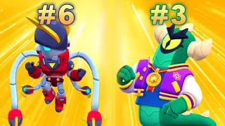 Ranking All The LEGENDARY Skins In Brawl Stars