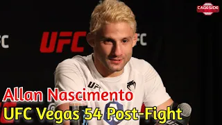 UFC Vegas 54: Allan Nascimento Says He Had To Dye For Chute Boxe