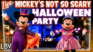 🔴LIVE: Mickey's Not So Scary Halloween Party at Magic Kingdom! Boo To You Parade, Fireworks, & Shows