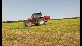 Кидаем удобрения на Massey Ferguson и грузим LongKing #LongKing #Massey Ferguson