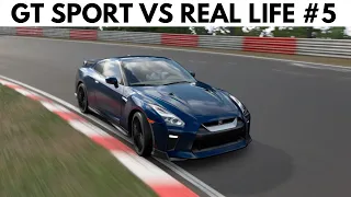 GT Sport VS Real Life: Nissan GT-R at the Nordschleife