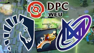 NIGMA GALAXY vs TEAM LIQUID - MATU TERRORBLADE vs MIRACLE MEDUSA !! DPC WEU TOUR 2 DIV 1 DOTA 2