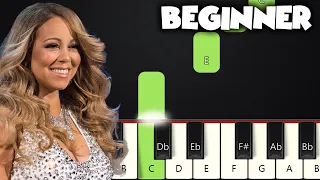 O Holy Night - Mariah Carey | BEGINNER PIANO TUTORIAL + SHEET MUSIC by Betacustic